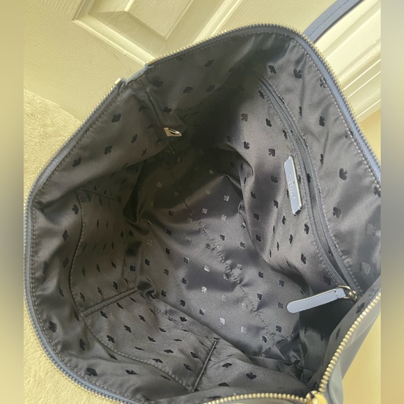 Kate Spade Blue Tote EUC - Picture 6 of 12